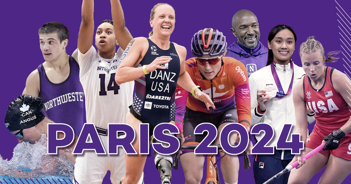 Athletes posing for summer 2024 Olympics